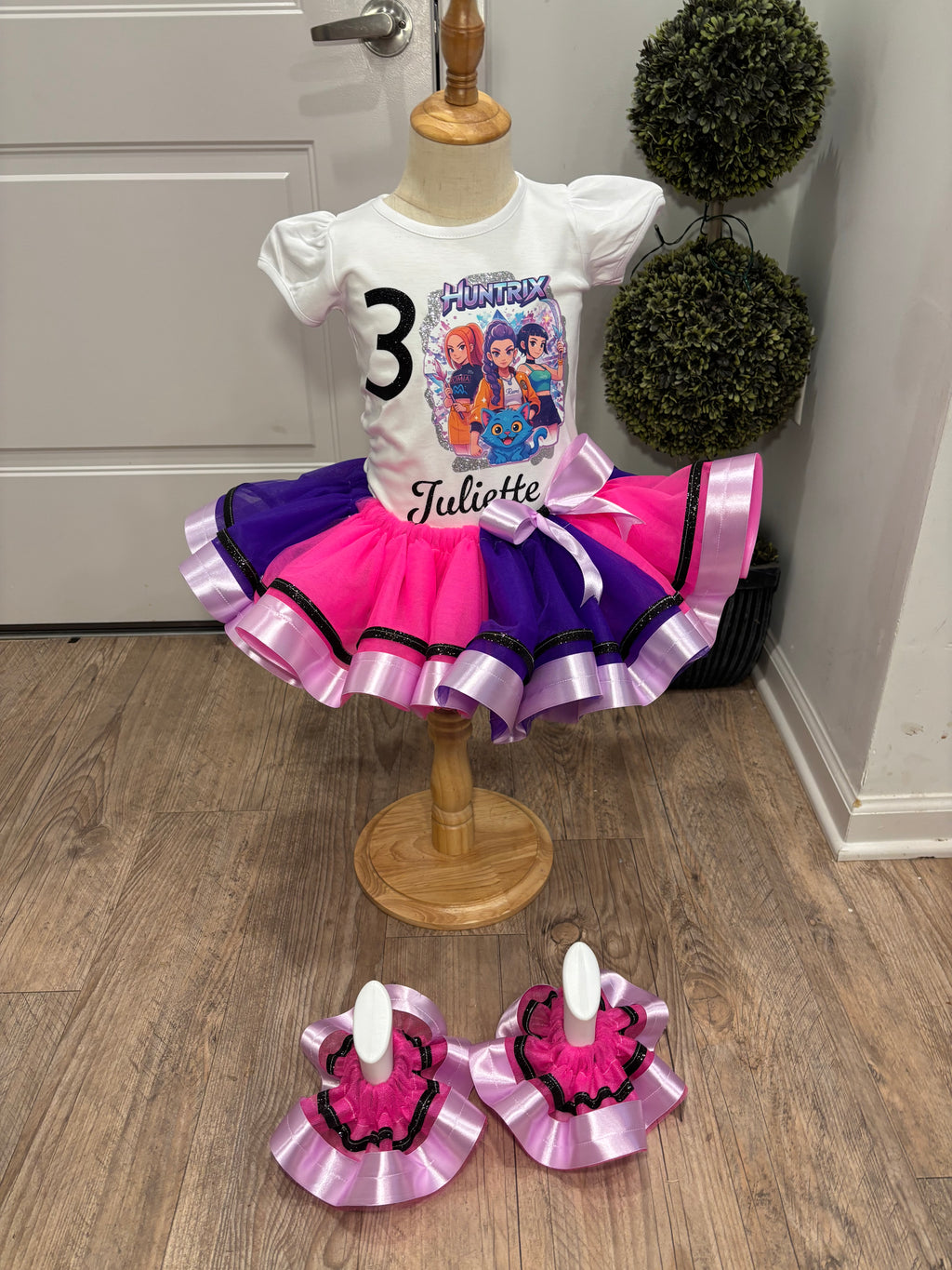 Custom Tutu Set w Ruffle Socks