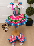 Custom Tutu Set w Ruffle Socks & Converse
