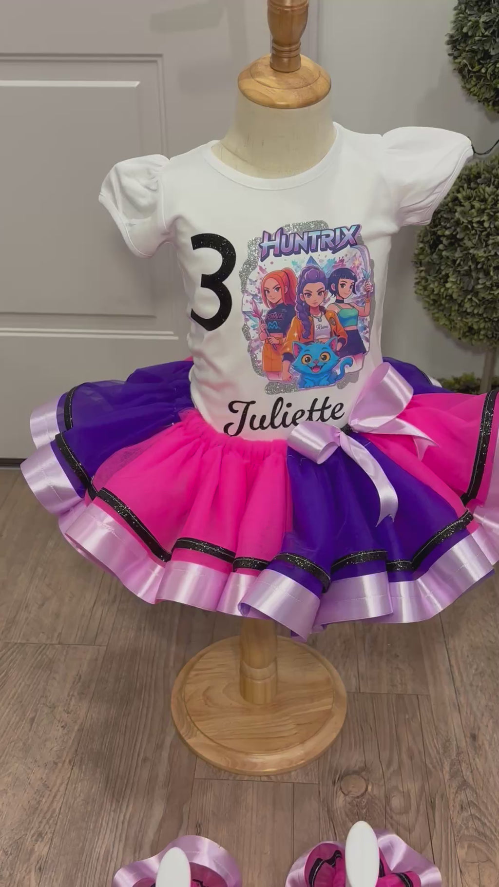 Custom Tutu Set w Ruffle Socks